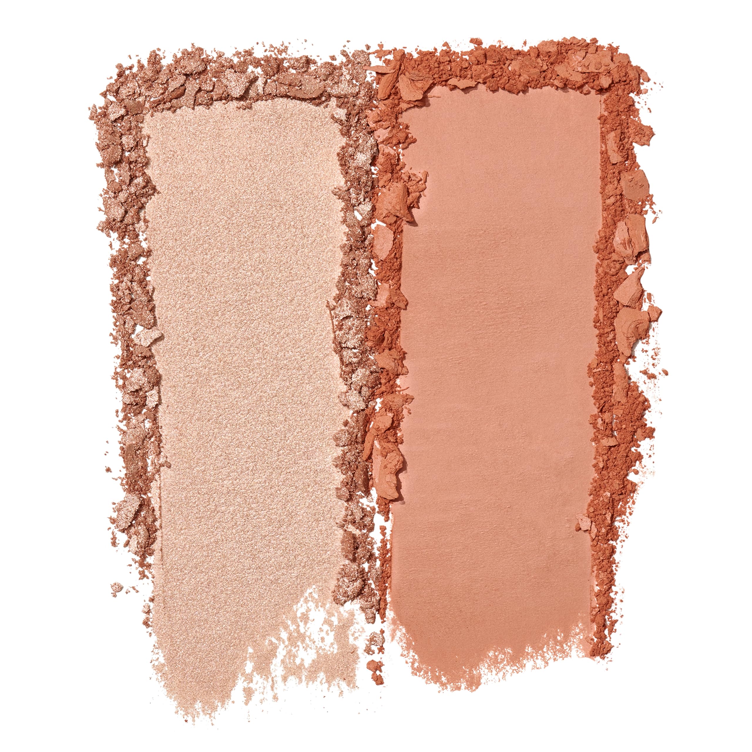 e.l.f. Bite-Size Face Duo, Highlighter, Bronzer & Blush Palette, Blendable & Buildable Colour, White Peach, 0.049 Oz (1.4g)