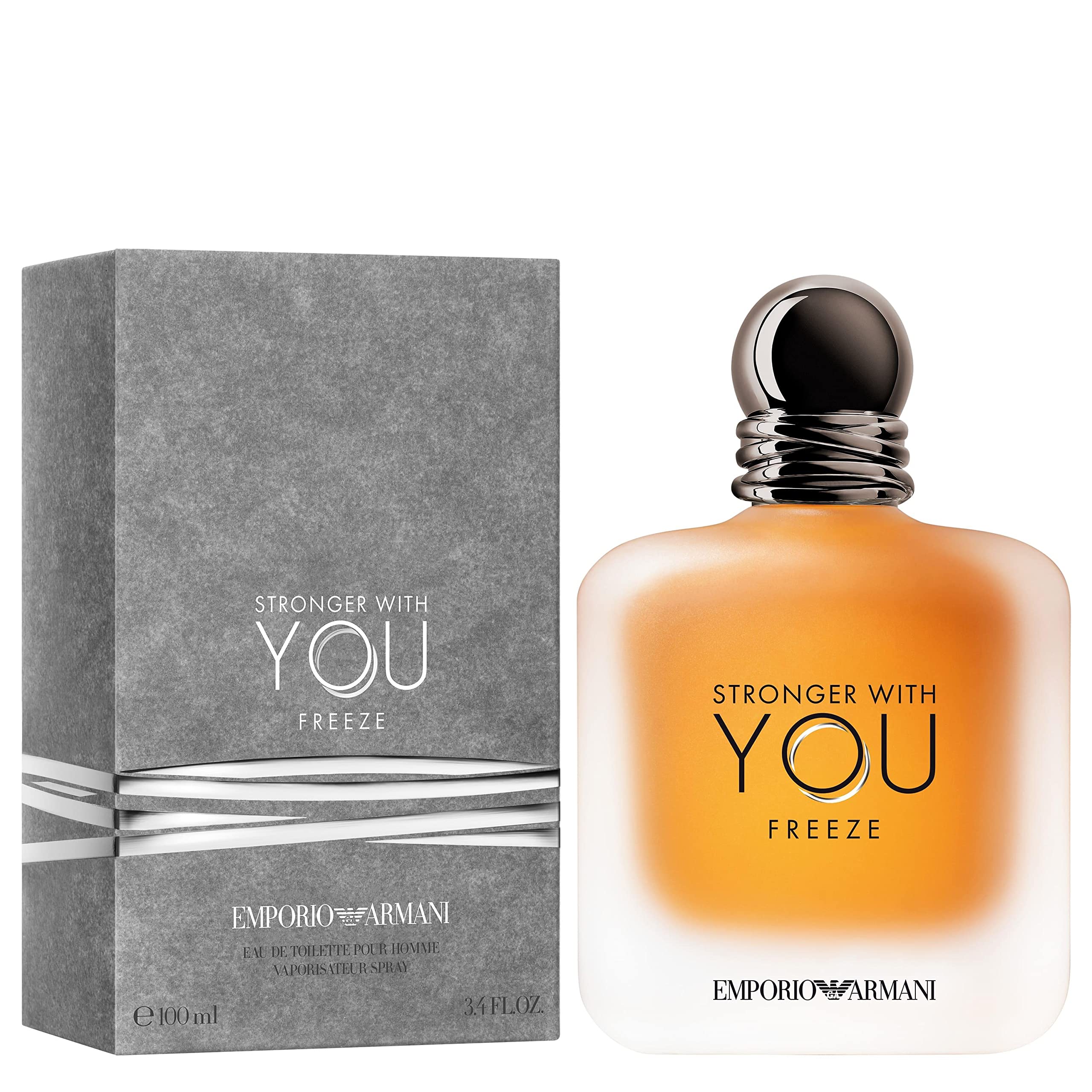 Giorgio Armani Stronger With You Freeze Men's Eau de Toilette, 100 ml