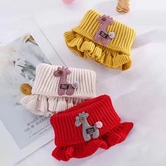 GMMGLT Winter Baby Scarf - Soft Cotton Knitted Neck Warmer for Boys & Girls
