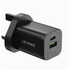 Levore Wall Charger PD 2 ports 33W Power deliver