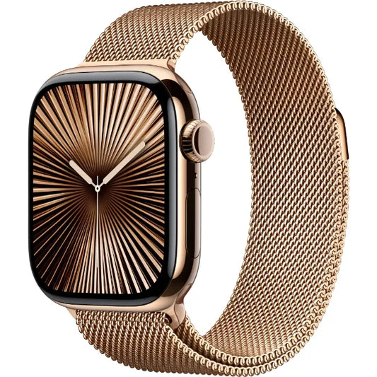 Apple Watch Series 10 (2024) Titanium Case with Milanese Loop (Cellular)