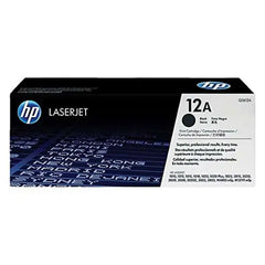 HP 12A Original LaserJet Toner Cartridge (Q2612A) - Black