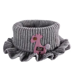 GMMGLT Winter Baby Scarf - Soft Cotton Knitted Neck Warmer for Boys & Girls