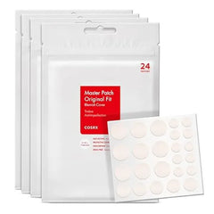COSRX Acne Pimple Patch Absorbing Hydrocolloid Original 3 Size Patches for Blemishes and Zits Cover, Spot Stickers for Face and Body.