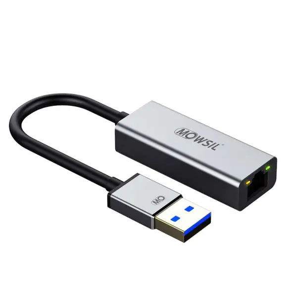 Mowsil USB 3.0 to RJ45 Ethernet 1000M Gigabit Network Adapter