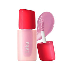 Laka Popping Balloon Lip Stain Mini, Glossy Plumping Tint, Moisturizing, Non Sticky Texture for All Day Hydration, K Beauty