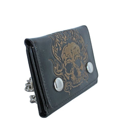 No Boundaries Men's Chain Wallet - Stylish & Durable
