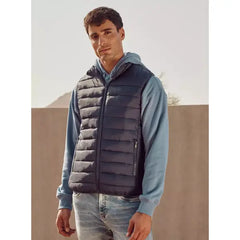 Plain Puffer Gilet - Blue
