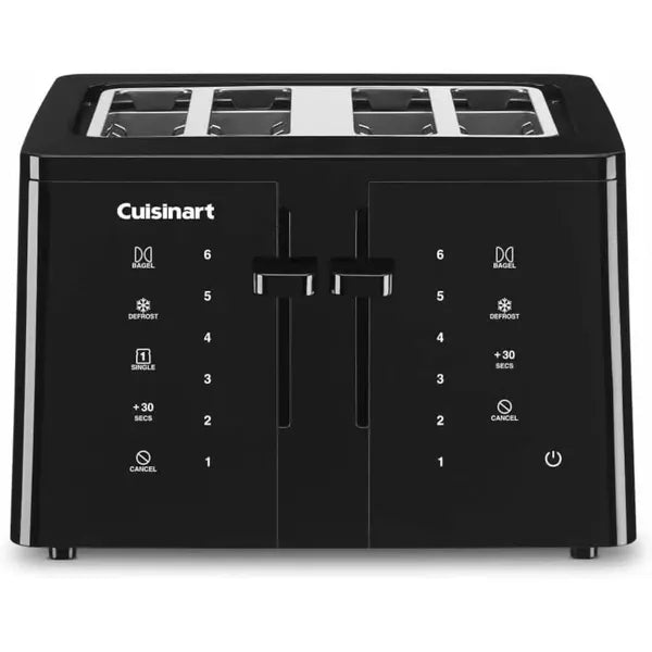 Cuisinart 4-Slice Black Touchscreen Toaster, New, CPT-T40P1