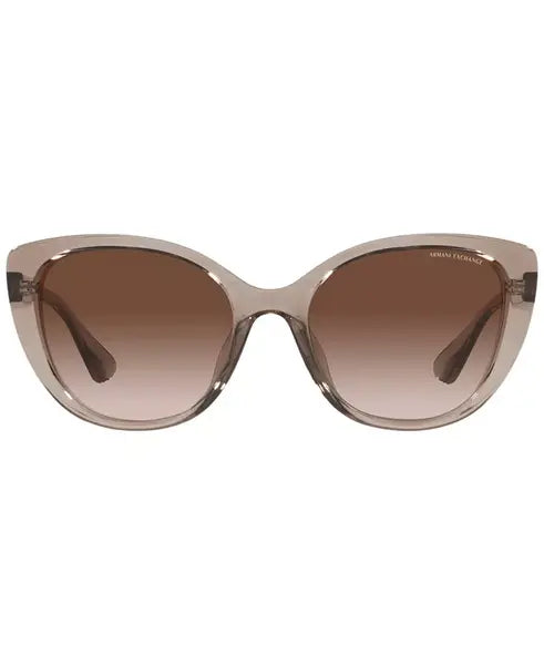 Armani AX4111SU 54MM Women's Sunglasses, Transparent-Tundra