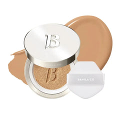 BANILA CO Covericious Cover Cushion Long Wear Matte,Pore Blurring & Seamless Finish Up to 100HR Long Wear Matte Foundation 20 Inclusive Shades Korean Cushion Foundation