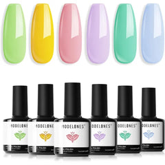 Modelones Cat Eye Gel Polish & Nail Art Set – 6 Color Holographic Glitter Kits, Magnetic Tools, and Holiday Gems – Christmas & Winter DIY