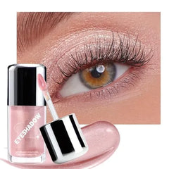 FeiCuiYun Cherry Liquid Metallic Glittler Shimmer Eyeshadow, Longwear Eye Makeup For Older Women, Buildable Highly Pigmented & Blendable Eye Shadow Cream in Shimmer Finishes