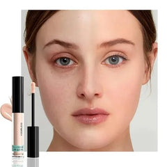 FeiCuiYun Liquid Concealer Makeup, Natural Coverage for Older Women, Under Eye Brightener Full Coverage Concealer for Dark Circles, Lightweight, Covers Oil Free
