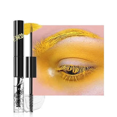 FeiCuiYun 2in1 Semi Permanent Eyebrow Gel & Lamination Gel, Eeybrow and Lash Gel, Lightweight and Waterproof Tinted Brow Gel For Up To 24HR Hold, Built In Styling Comb Clear Eyebrow Gel