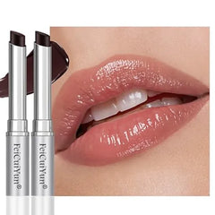 FeiCuiYun Pink Honey Tinted Lip Balm Lip Gloss Lipstick, Sheer Hydrating Lip Gloss Tint, Moisturizing Lip Color for All Skin Tones, Nourishing Lip Balm with a Hint of Natural Black Cherry