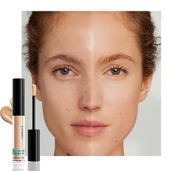 FeiCuiYun Liquid Concealer Makeup, Natural Coverage for Older Women, Under Eye Brightener Full Coverage Concealer for Dark Circles, Lightweight, Covers Oil Free