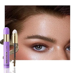 FeiCuiYun 3 in 1 Hair Color Concealer Eyebrow Gel For Women, Waterproof, Long Lasting,Transfer proof, suitable for eyebrows, beard, and hairline,With features a blending sponge applicator
