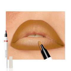FeiCuiYun Matte Calligraphy Liquid Lip Liner Lipstick Pencil, Long Lasting Transfer Proof Lip Stain, Lightweight Lipstick, Sheer Buildable Color, Fades to a Natural Wash of ColorsB0FL2NVFNF