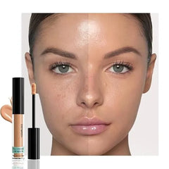 FeiCuiYun Liquid Concealer Makeup, Natural Coverage for Older Women, Under Eye Brightener Full Coverage Concealer for Dark Circles, Lightweight, Covers Oil Free