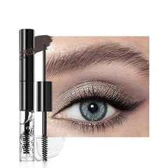 FeiCuiYun 2in1 Semi Permanent Eyebrow Gel & Lamination Gel, Eeybrow and Lash Gel, Lightweight and Waterproof Tinted Brow Gel For Up To 24HR Hold, Built In Styling Comb Clear Eyebrow Gel