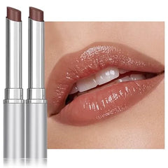 FeiCuiYun Pink Honey Tinted Lip Balm Lip Gloss Lipstick, Sheer Hydrating Lip Gloss Tint, Moisturizing Lip Color for All Skin Tones, Nourishing Lip Balm with a Hint of Natural Black Cherry