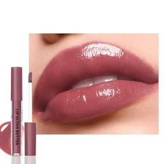 FeiCuiYun Brown Nourishing Lip Plumper Gloss, Warm Brown Moisturizing High Shine Nude Lip Glow Oil, Long Wear Hydration Mini Liquid Lipstick Makeup, Fresh Lightweight Glossy Plumping Lip Gloss for Women
