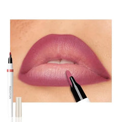 FeiCuiYun Matte Calligraphy Liquid Lip Liner Lipstick Pencil, Long Lasting Transfer Proof Lip Stain, Lightweight Lipstick, Sheer Buildable Color, Fades to a Natural Wash of ColorsB0FL2NVFNF
