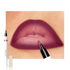 FeiCuiYun Matte Calligraphy Liquid Lip Liner Lipstick Pencil, Long Lasting Transfer Proof Lip Stain, Lightweight Lipstick, Sheer Buildable Color, Fades to a Natural Wash of ColorsB0FL2NVFNF