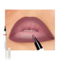 FeiCuiYun Matte Calligraphy Liquid Lip Liner Lipstick Pencil, Long Lasting Transfer Proof Lip Stain, Lightweight Lipstick, Sheer Buildable Color, Fades to a Natural Wash of ColorsB0FL2NVFNF