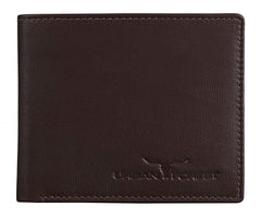 URBAN FOREST James Leather Wallet Combo for Men - Classic Medium Brown Men's Leather Wallet, Keyring & Pen Combo Gift Set for Men