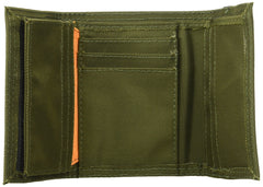 Timberland PRO mens Cordura Velcro Nylon RFID Trifold Wallet With ID Window Wallet - Olive
