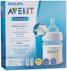 AVENT PHILIPS PHILIPS- Anti-Colic Baby Bottle 125Mlx2, Scf810/62