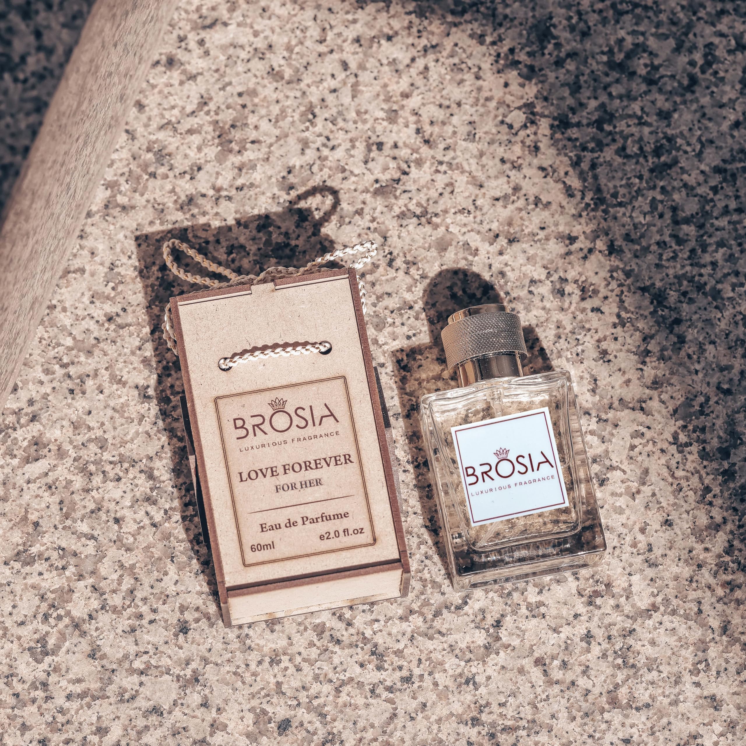 BROSIA LOVE FOREVER FOR HIM AND HER Perfume Gift Set For Men and Women,60ml (Pack of 2)