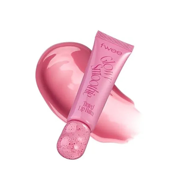 fwee Glowy Smoothie Tinted Lip Balm ACAI VANILLA Hydrating Glossy Balm, Instant Shine & Moisture Lip Serum, Sheer Tinted, PDRN, Glowy Finish, Long lasting lip care