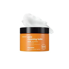 Hanskin Pore Cleansing Balm Korean Melting Balm Cleanser, Gentle Makeup Remover for Oily & Combination Skin Solid to Oil Cleanser with BHA & Nourishing Oils K Beauty