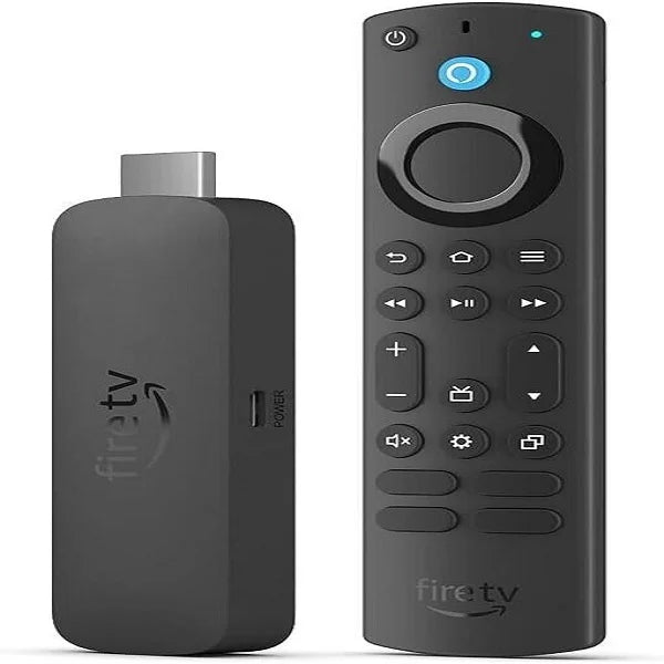 AMAZON STREAMING MEDIA PLAYER FIRE TV STICK 4K MAX (2ND GEN) WITH ALEXA VOICE REMOTE 16GB BLACK