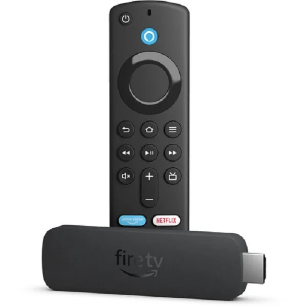 AMAZON STREAMING MEDIA PLAYER FIRE TV STICK 4K MAX (2ND GEN) WITH ALEXA VOICE REMOTE 16GB BLACK