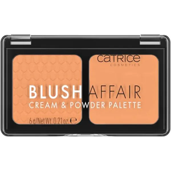 Catrice Blush Affair Cream & Powder Palette - Highly Pigmented Radiant Cream & Soft Matte Powder - Vegan & Cruelty Free