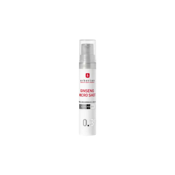 Erborian Ginseng Micro Shot Serum, Microneedling Face Treatment, Pore Refining, Texture Smoothing, Collagen Boosting, Skin Renewal, Korean Skincare