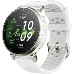 Amazfit Active 3 Premium GPS Running Smart Watch, 1.32" AMOLED Sapphire Display, 12-Day Battery, 4GB Storage, Offline Maps, 170+ Workout Modes, 5 ATM, Heart Rate & Fitness Tracker for Android & iPhone