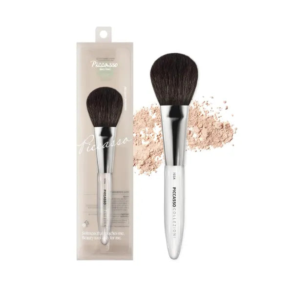 Piccasso Professional Face Brush Collection – Premium Powder, Blush, Highlight & Contour Brushes | Soft Natural & Synthetic Bristles for Flawless Korean Makeup Finish
