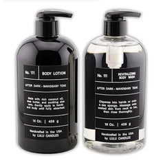 Lulu Candles, Revitalizing Body Wash & Nourishing Body Lotion, 2-Piece Set, Full Size 16 Fl Oz.