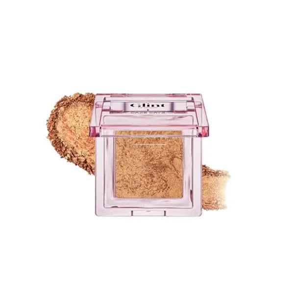 Glint Marble Highlighter Korean Makeup. Inspired Baked for Smooth, Radiant Glow, Long Lasting Wear. Enriched with Micro Pearl Particles
