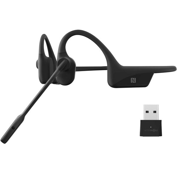 Aftershokz OpenComm UC Bone Conduction Bluetooth Headset (ASC100BK) - Black