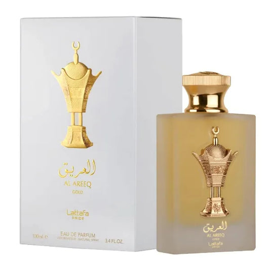 Lattafa Al Areeq Gold and Silver Eau De Parfum Spray for Unisex - 3,4 Ounce