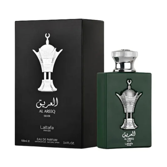 Lattafa Al Areeq Gold and Silver Eau De Parfum Spray for Unisex - 3,4 Ounce