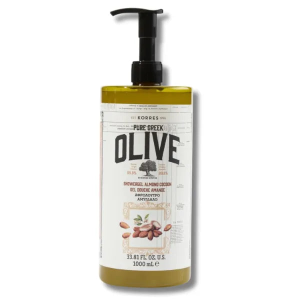 KORRES Pure Greek Olive Shower Gel, Almond Blossom
