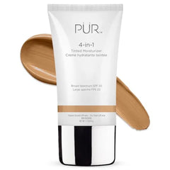 PUR Beauty 4-in-1 Tinted Moisturizer with SPF 20 - Hydrating Skin Tint Face Moisturizer, Primer & Foundation with Shea Butter, Aloe Vera & Vitamin B3 - Vegan Friendly, Paraben Free