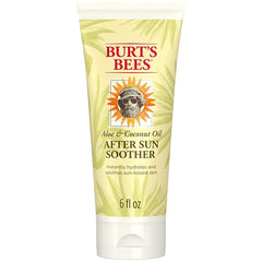 Burt's Bees Aloe & Coconut Oil After Sun Soother Lotion - Pack of 3 with Hydrating Aloe Vera, Sunburn Relief, Natural Moisturizer Summer Essentials, 3 x 6 oz